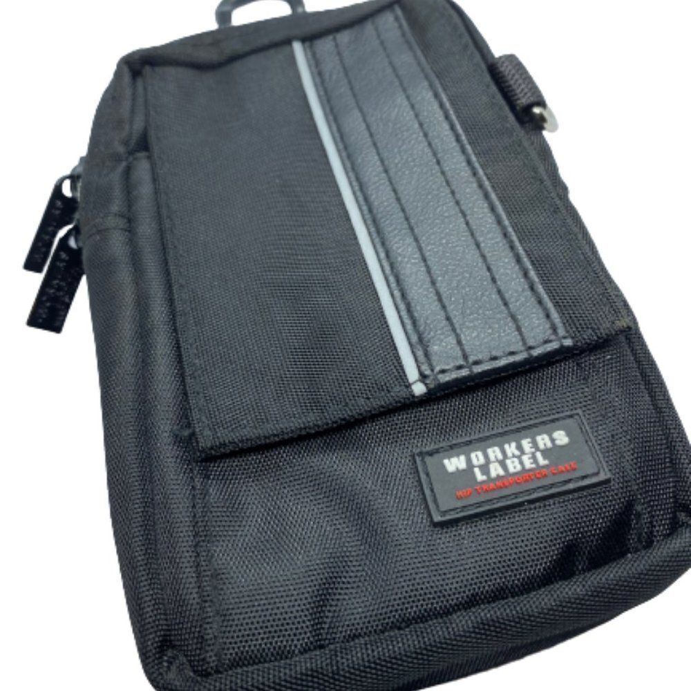 Nakabayashi Worker's Label Small Multi Tool Clip On Hip Pouch Case Organizer Bag